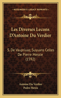 Les Diverses Lecons D'Antoine Du Verdier