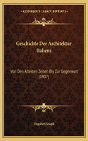 Geschichte Der Architektur Italiens