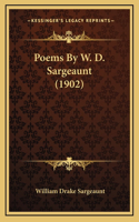 Poems By W. D. Sargeaunt (1902)