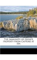 The Immunity of Private Property from Capture at Sea