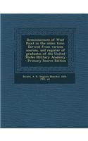 Reminiscences of West Point in the Olden Time. Derived from Various Sources, and Register of Graduates of the United States Military Academy