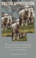 Pastor Appreciation Bulletin: Remembering (Package of 100): 1 Thessalonians 1:2 (Kjv)