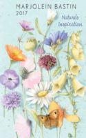 Marjolein Bastin 2017 Monthly/Weekly Planner Calendar: Nature's Inspiration