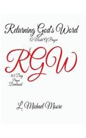 Returning God's Word