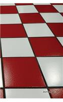 Journal Pages - Red Checker (Decorative Notebook)