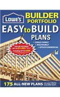 Lowe's Builder Portfolio: Easy to Build Plans