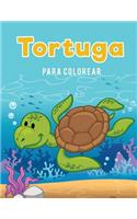 Tortuga para colorear