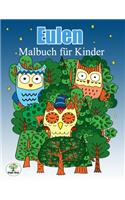 Eulen Malbuch für Kinder