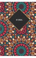 Cuba: Carnet de voyage ligné - Journal de voyage pour hommes et femmes avec lignes