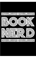 Book Nerd: Lined A5 Notebook for Writer Book Journal