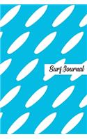 Surf Journal: Dot Grid Journal Gift for Surfers (6x9) 120 Pages - Blue Edition