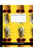 cool pineapple Composition Notebook