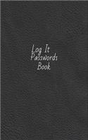 Log It Passwords Book