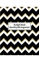 Budget Book Monthly Bill Organizer