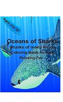 Oceans of Sharks Coloring book