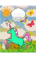 Mint Unicorn Notebook