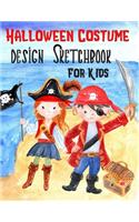 Halloween Costume Design Sketchbook For Kids