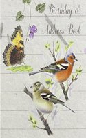 Address and Birthday Book: Chaffinch