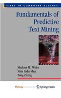 Fundamentals of Predictive Text Mining: (English)