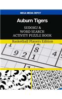 Auburn Tigers Sudoku and Word Search Activity Puzzle Book