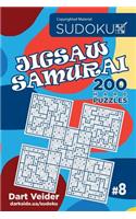 Sudoku Jigsaw Samurai - 200 Hard Puzzles 9x9 (Volume 8)