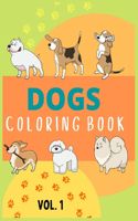 Dogs Coloring Book Vol 1