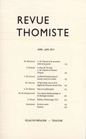 Revue Thomiste - 2/2013: (Revue Thomiste)