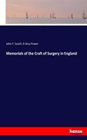 Memorials of the Craft of Surgery in England