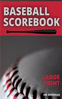 Baseball ScoreBook Large Print