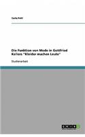 Die Funktion von Mode in Gottfried Kellers 