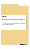 Herausforderung demografischer Wandel