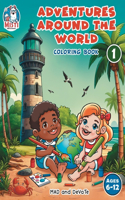 ADVENTURES AROUND THE WORLD Coloring book