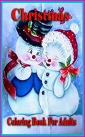 christmas coloring book for adults