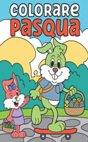 Pasqua Colorare: Libro da Colorare Pasqua Per Bambini 4-8 Anni