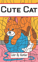 Cute Cat Color by Number: Hours of fun coloring Cat (Color by Number Books)
