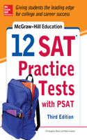 EBK MGHE 12 SAT Practice Tests with PSAT