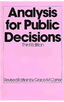 Analysis for Public Decisions