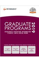 Graduate Programs in Business, Education, Information Studies, Law & Social Work 2019 (Grad 6)