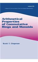 Arithmetical Properties of Commutative Rings and Monoids