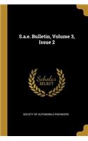 S.a.e. Bulletin, Volume 3, Issue 2