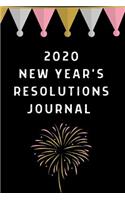 2020 New Year's Resolutions Journal: 2020 Happy New Year Resolution Journal. This is a 6X9 90 Page Diary To Write Things in. Makes A Great New Year Gift for Setting Goals, Inspirational