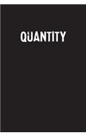 Quantity