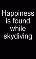 Happiness = Skydiving