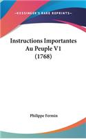 Instructions Importantes Au Peuple V1 (1768)
