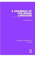 A Grammar of the Margi Language