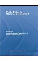 Public Policy for Regional Development