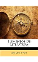 Elementos De Literatura