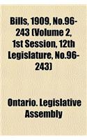 Bills, 1909, No.96-243 (Volume 2, 1st Session, 12th Legislature, No.96-243)