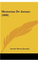 Memorias De Antano (1896)