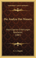 Analyse Des Wassers